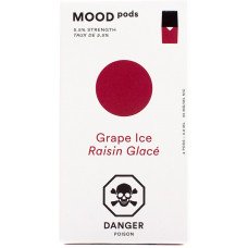 Картриджи MOOD PODS Grape Ice 4 шт 0.8 мл 55 мг (совмещается с JUUL)
