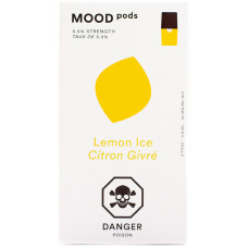 Картриджи MOOD PODS Lemon Ice 4 шт 0.8 мл 55 мг (совмещается с JUUL)