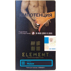 Табак Element 25 г Вода Персик Peach