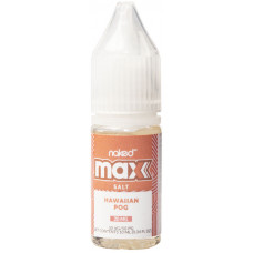 Жидкость Naked Max Salt 10 мл HawaiianPog Свежевыжатый микс Апельсинов Нектаров и Гуавы 20 мг/мл