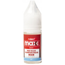 Жидкость Naked Max Salt 10 мл Ice Red Razz Pomegranate Сочная Малина и Терпкий Гранат 20 мг/мл