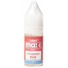 Жидкость Naked Max Salt 10 мл Ice Strawberry Освежающая Клубника 20 мг/мл