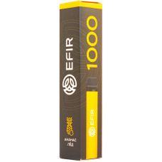 Вейп EFIR 1000 тяг Ананас Лед 2% 850 mAh Одноразовый