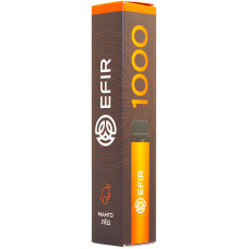 Вейп EFIR 1000 тяг Манго Лед 2% 850 mAh Одноразовый