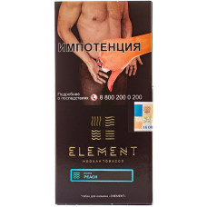 Табак Element 100 г Вода Персик Peach