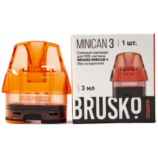 Brusko Minican 3 Pod 3 мл Красный Картридж 1 шт Без Испарителя