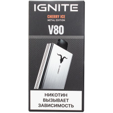 Вейп IGNITE V80 8000 Cherry Ice Одноразовый