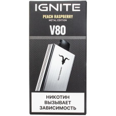 Вейп IGNITE V80 8000 Peach Raspberry Одноразовый
