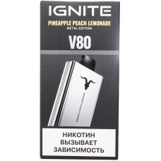 Вейп IGNITE V80 8000 Pineapple Peach Lemonade Одноразовый