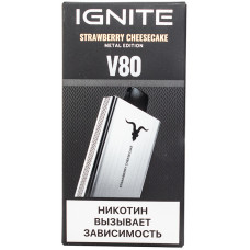 Вейп IGNITE V80 8000 Strawberry Cheesecake Одноразовый