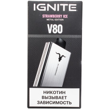 Вейп IGNITE V80 8000 Strawberry Ice Одноразовый
