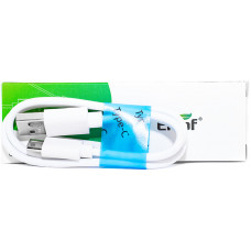 Кабель USB -> USB-Type-C 0.5 м Белый Eleaf (ранее 1 метр)