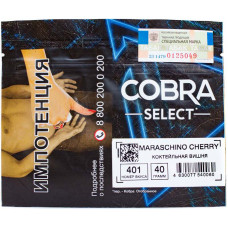 Табак Cobra Select 40 гр Коктейльная Вишня 4-102 Maraschino Cherry (401)
