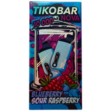 Вейп Tikobar Nova 10000 Blueberry Sour Raspberry Черника Кислая Малина Одноразовый GTM Bar