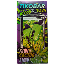 Вейп Tikobar Nova 10000 Kiwi Cactus Lime Киви Кактус Лайм Одноразовый GTM Bar