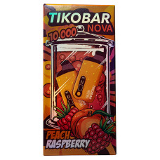 Вейп Tikobar Nova 10000 Peach Raspberry Персик Малина Одноразовый GTM Bar