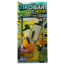 Вейп Tikobar Nova 10000 Sour Citrus Mix Кислый Цитрусовый Микс Одноразовый GTM Bar