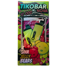 Вейп Tikobar Nova 10000 Sour Jelly Bears Кислые Мармеладки Одноразовый GTM Bar