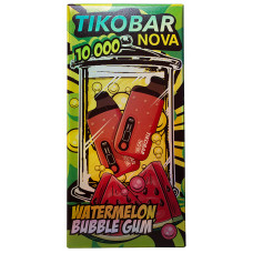 Вейп Tikobar Nova 10000 Watermelon Bubble Gum Арбузная Жвачка Одноразовый GTM Bar