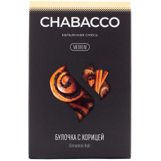 Смесь Chabacco 50 гр Medium Булочка с Корицей Cinnamon Roll (кальянная без табака)