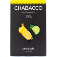 Смесь Chabacco 50 гр Medium Лимон Лайм Lemon Lime (кальянная без табака)
