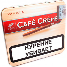 Сигариллы Cafe Creme Vanila (без мундштука) 10x10x30