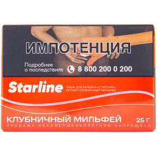 Табак Starline 25 гр Клубничный Мильфей