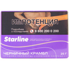 Табак Starline 25 гр Черничный крамбл
