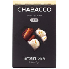 Смесь Chabacco 50 гр Strong Мороженое Сигара Ice Cream Cigar (кальянная без табака)