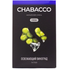 Смесь Chabacco 50 гр Strong Освежающий Виноград Ice Grape (кальянная без табака)