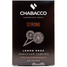 Смесь Chabacco 50 гр Strong Лимонный Леденец Lemon Drop (кальянная без табака)