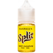 Жидкость Maxwells SALT 30 мл SPLIT 35 мг/мл Тёплый бананово-кокосовый мусс