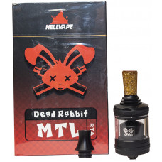Dead Rabbit MTL RTA Matte Black Черный 2/4мл Hellvape Бакомайзер