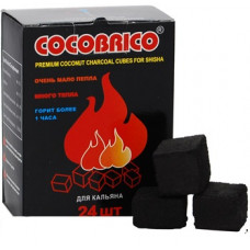 Уголь Cocobrico 24 кубика 0.250 кг Кокосовый