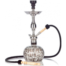 Кальян Aladin Koufy L черно-желтый h=56 см W413