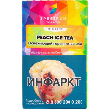 Табак Spectrum Mix Line 40 гр Освежающий персиковый чай Peach Ice Tea