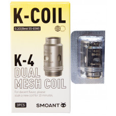 Smoant Pasito 2 Coil K-4 0.2 Ом Испаритель 1 шт (=Smoant Pasito 2 Coil K4)