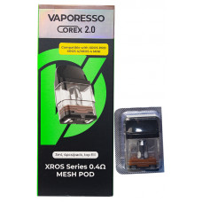 Vaporesso XROS Pod 0.4 Ом 3 ml Corex 2.0 Картридж 1 шт только для XROS 4, XROS 4 Mini, XROS PRO