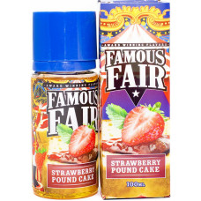 Жидкость Famous Fair 100 мл Strawberry Pound Cake 3 мг/мл