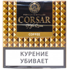 Сигариллы CORSAR Пачка 10шт 84мм Coffee Кофе (CORSAR Of The Queen Королевский Корсар)