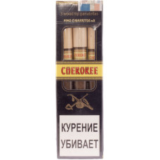 Сигариллы CHEROKEE Wood Tip Fino Cigarritos N2 (Фино сигарритос) с мундштуком 3 шт