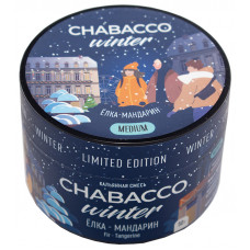 Смесь Chabacco Limited Edition 50 гр Medium Елка Мандарин Fir Tangerine (кальянная без табака)
