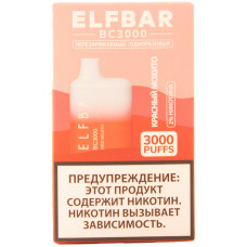 Вейп Elf Bar BC3000 Красный Мохито 20 мг 650 mAh Одноразовый