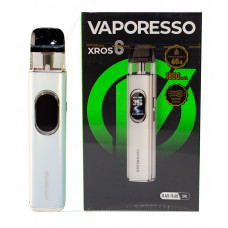 Vaporesso XROS 6 Kit Pearl White 1800 mAh Жемчужно Белый