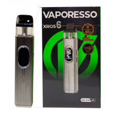 Vaporesso XROS 6 Kit Silk Grey 1800 mAh Серый шелк