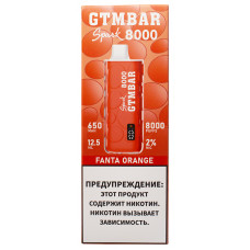 Вейп GTMBar Spark 8000 Fanta Orange Одноразовый GTM Bar