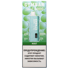 Вейп GTMBar Spark 8000 Mint Одноразовый GTM Bar