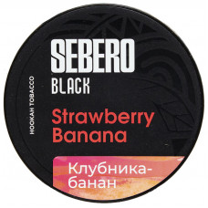 Табак Sebero Black 25 гр Банан Клубника Strawberry Banana