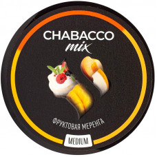 Смесь Chabacco Mix 50 гр Medium Фруктовая Меренга Fruit merinque (кальянная без табака)