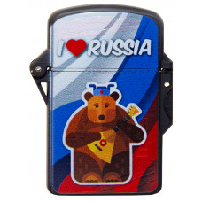 Зажигалка Luxlite Турбо JET T200 I Love Russia 1x20x400